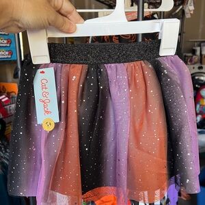 Cat & Jack Black and Purple Tulle Skirt
